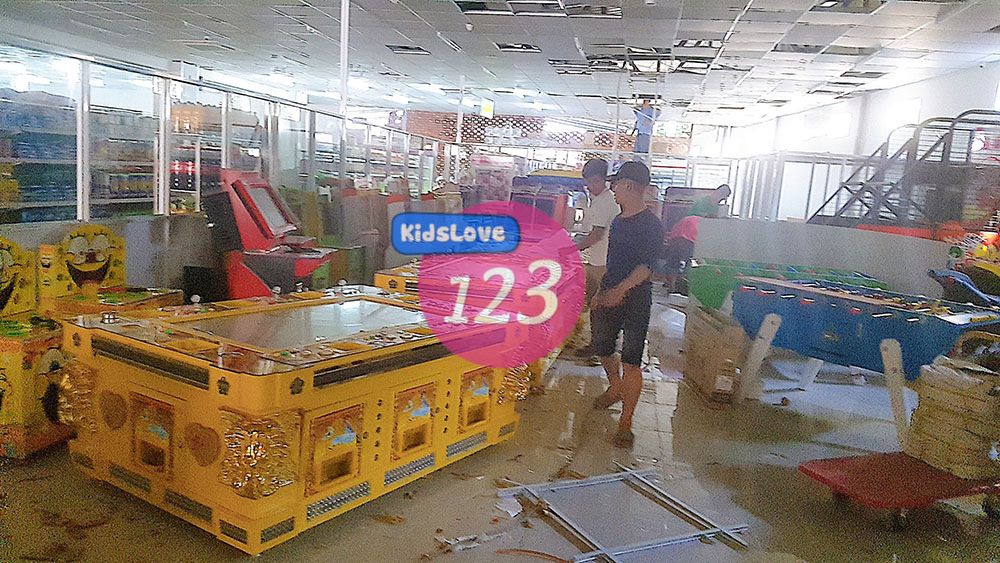Lắp đặt game thùng tại khu vui chơi quốc khánh bình định